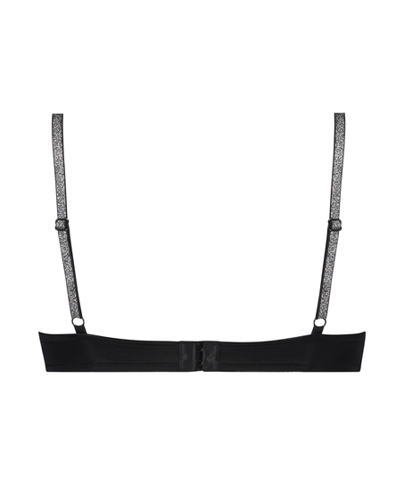 Formstøbt bøjle-bh Plunge, Sort