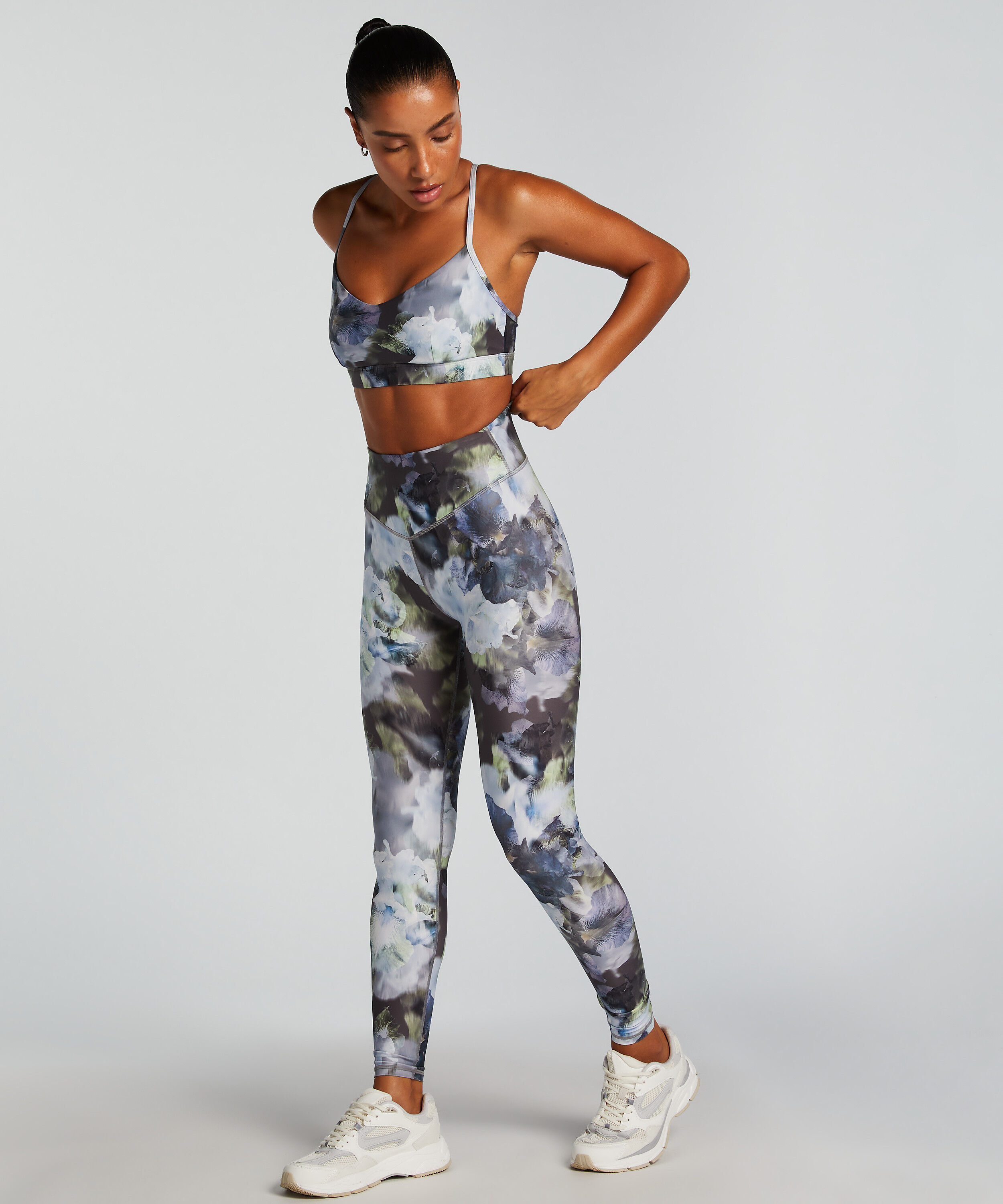 HKMX Leggings med høj talje, Grå