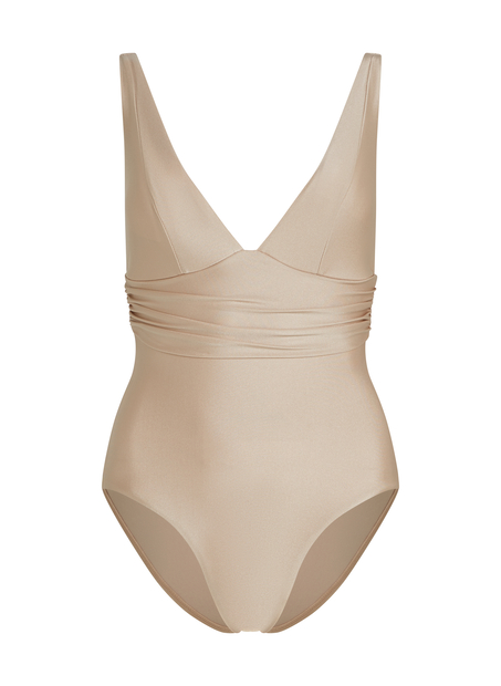 Badedragt Shaping Luxe, Beige