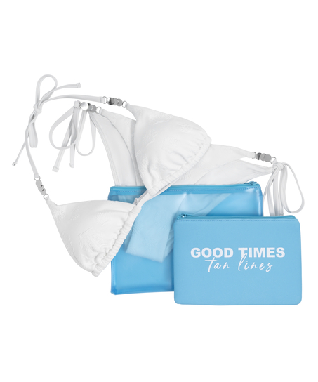 Bikini clutch, Blå