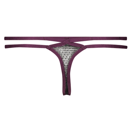 Litzy g-streng, Sort