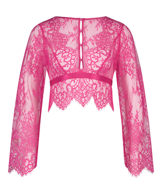 Top Allover Lace, pink