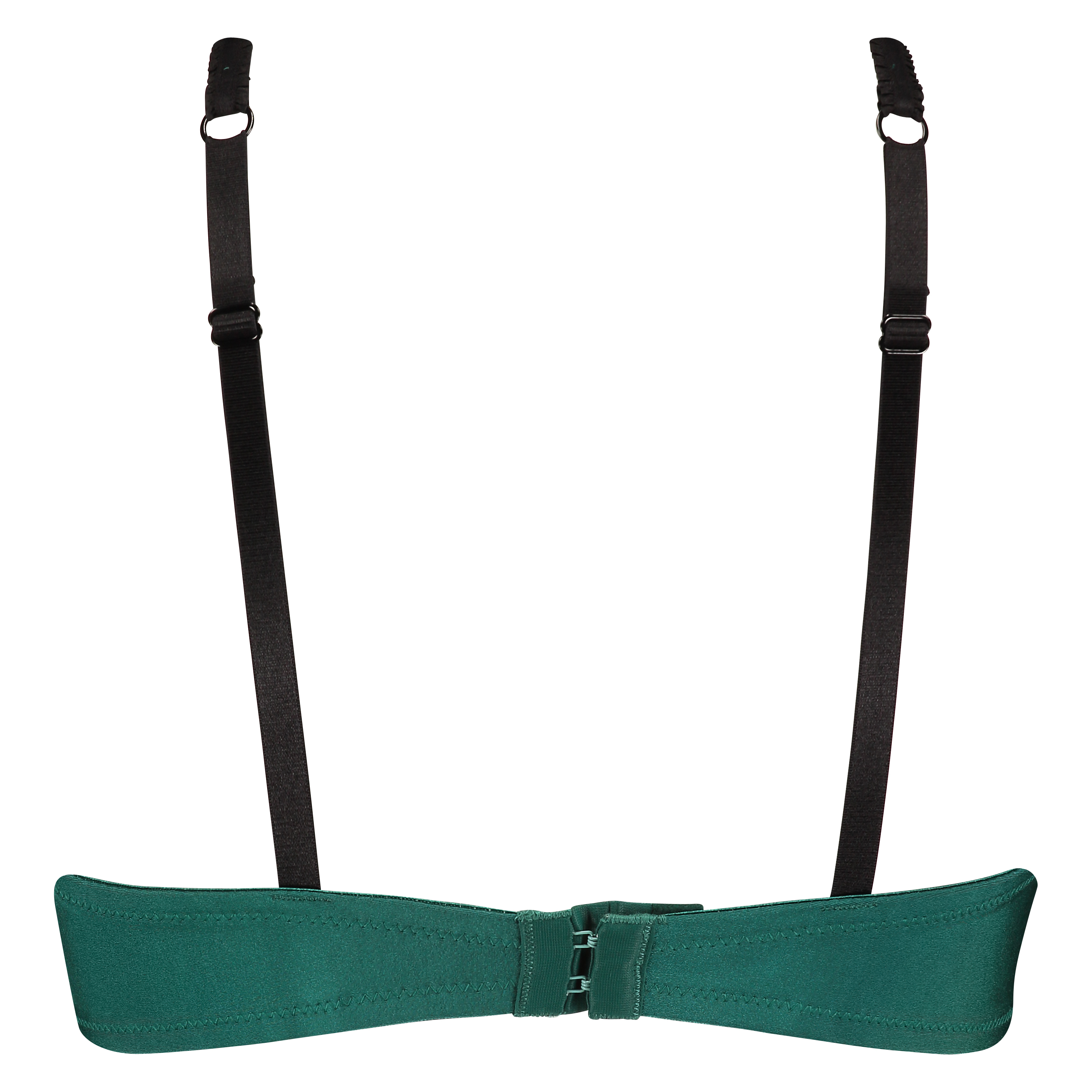 Non-padded underwired bra Loulou, gr&oslash;n, main