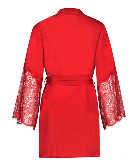 Kimono Satin, Rød