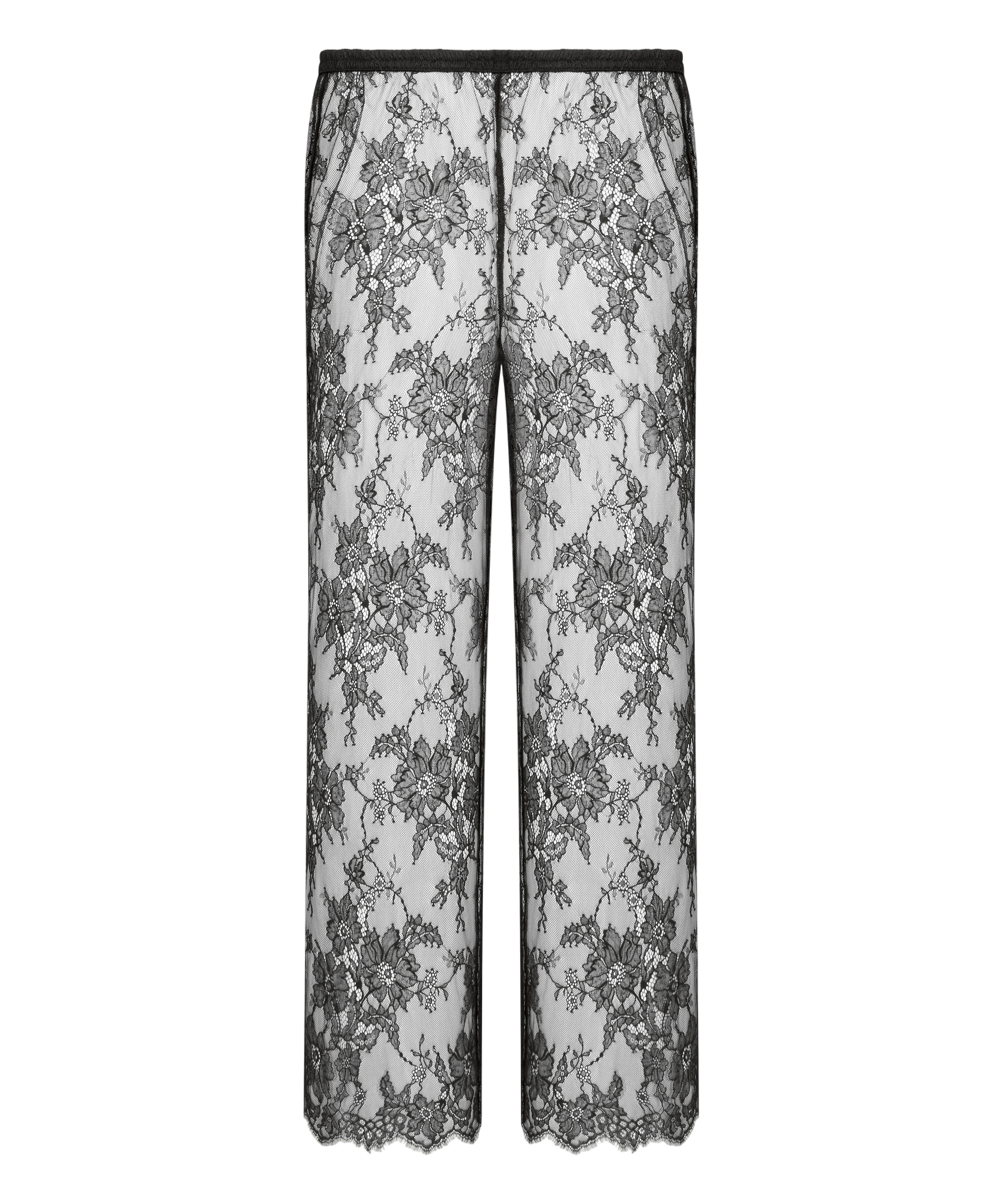 Cecilia pyjamasbukser, Sort, main