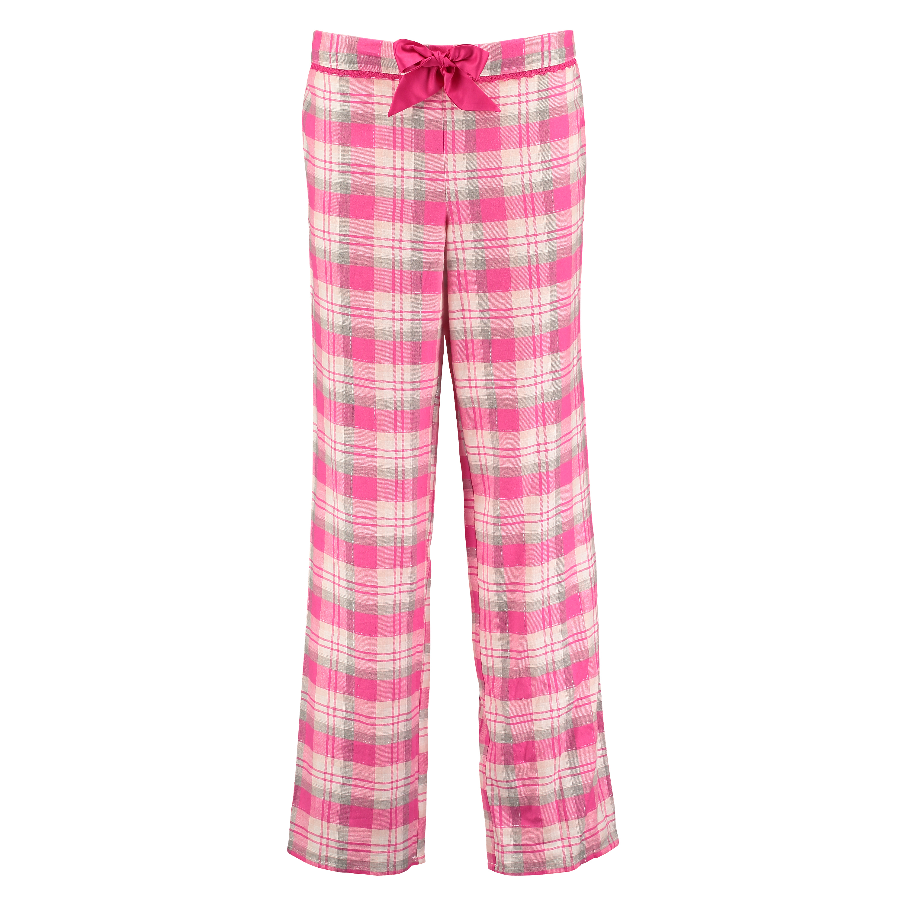 Pyjama pants Teddy check, pink, main