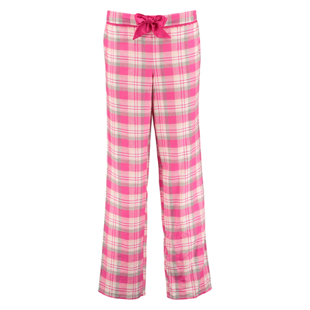 Pyjama pants Teddy check, pink