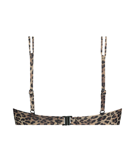 Bikinitop med push-up Cannes, Brun