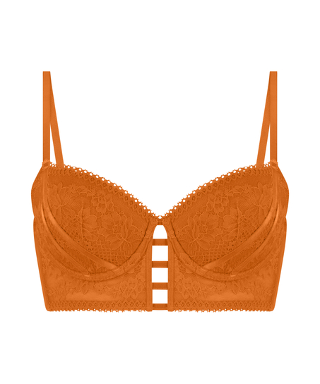 Formstøbt longline bøjle-bh Vera, Orange