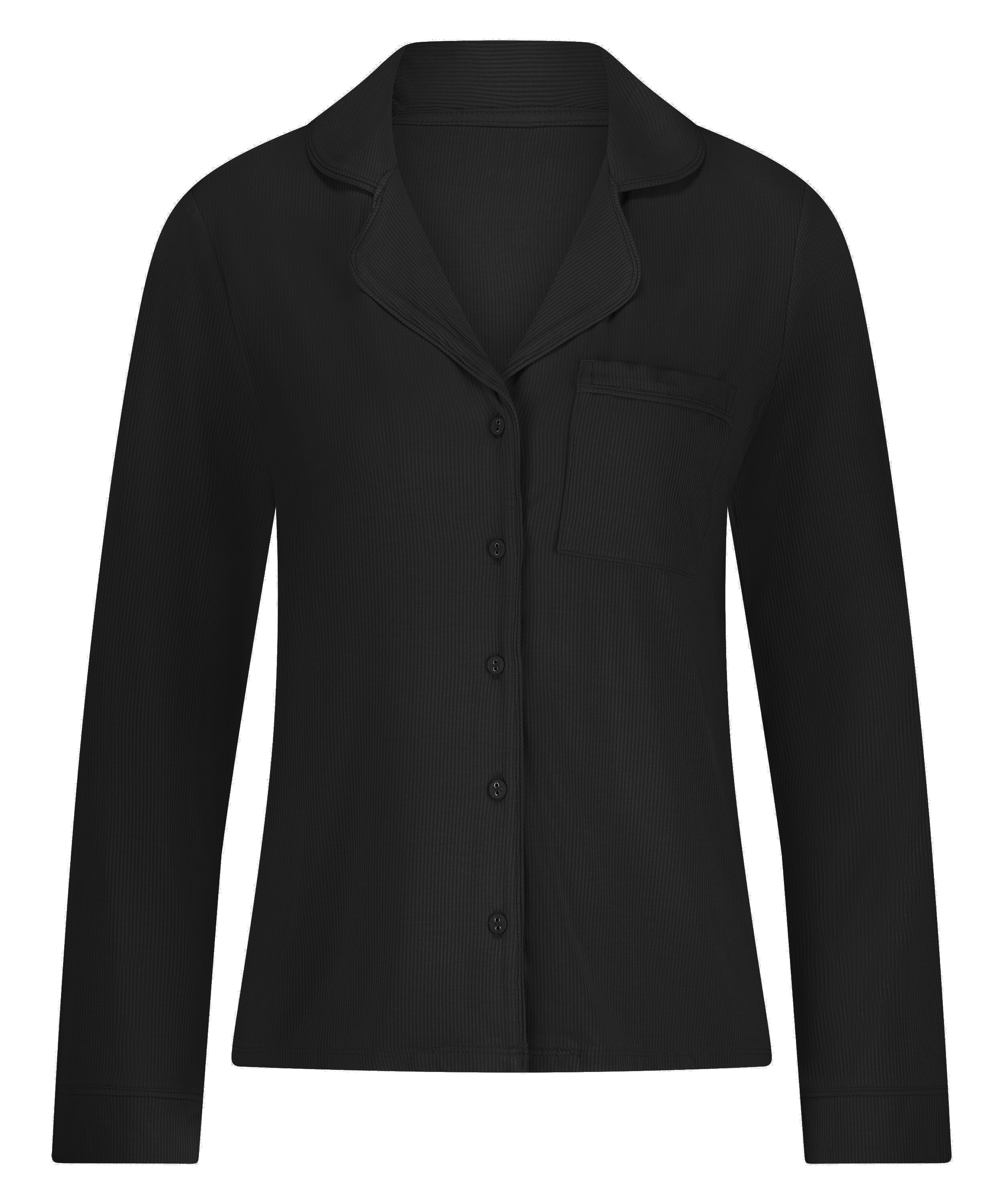 Jacket Rib Essential, Sort, main
