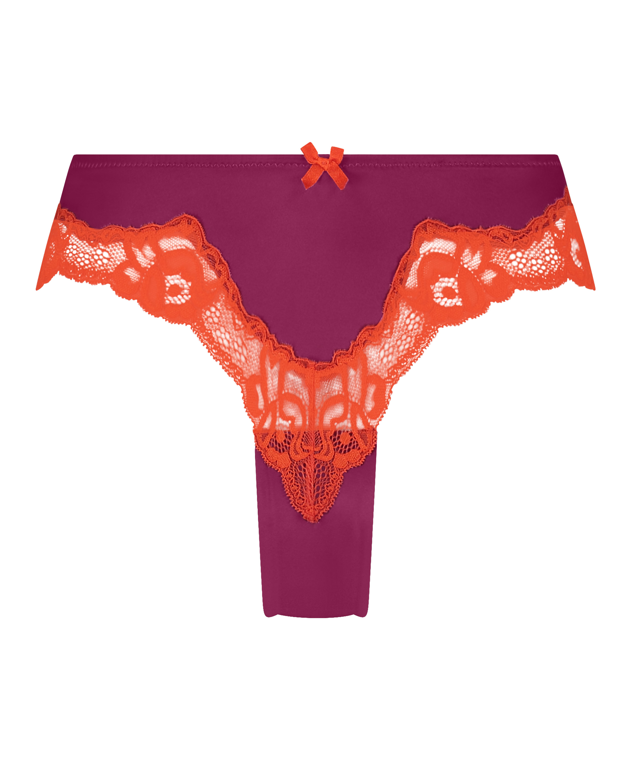 Brasiliansk trusse Lace & Shine, Lyserød, main