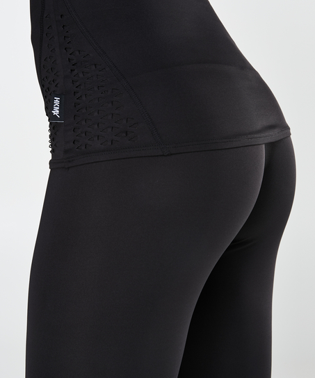 HKMX Lasercut tanktop, Sort