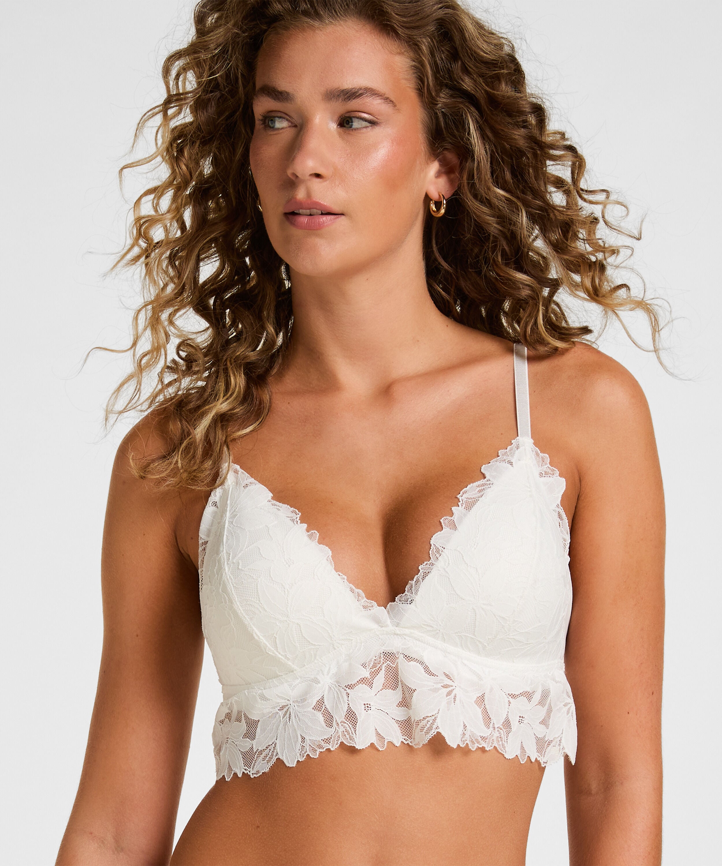 Bralette Ingrid, Hvid Bralette Ingrid, Hvid