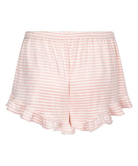 Shorts Velourflæse, pink