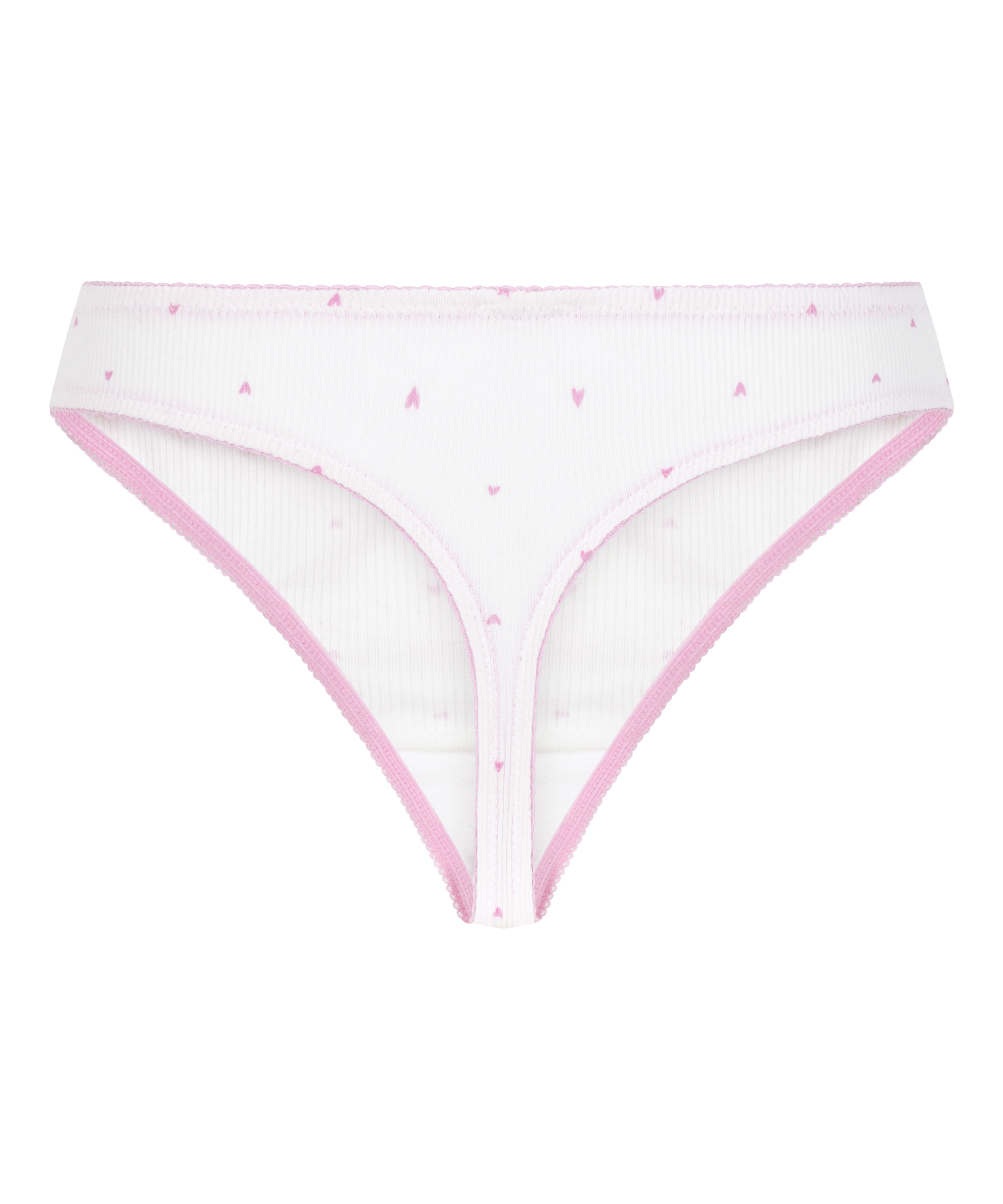 Renee Rib g-streng, Hvid, main