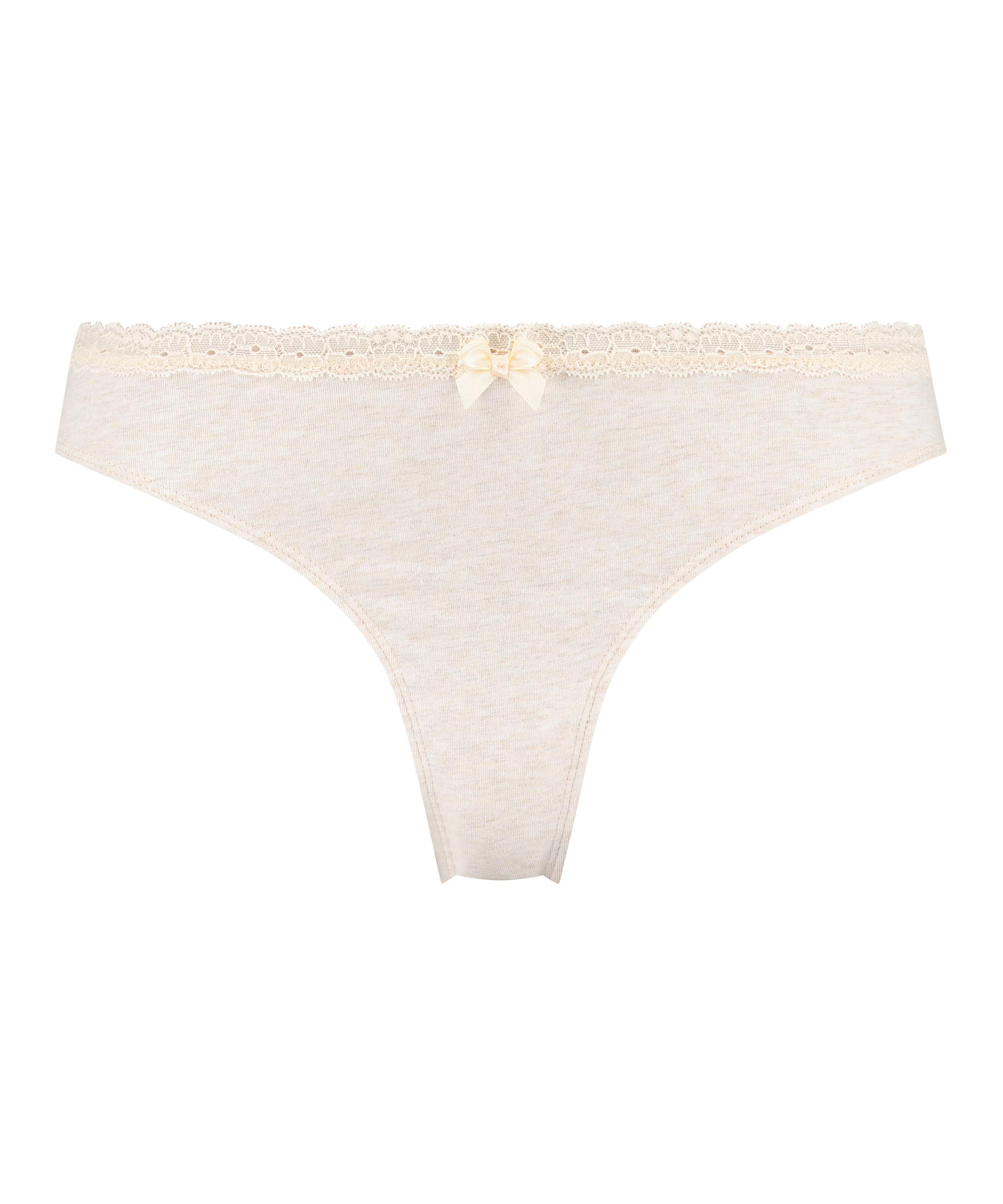 G-streng Bomuld, Beige, main