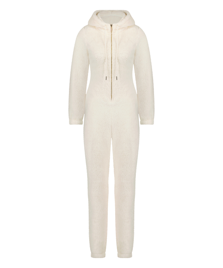 Onesie Fleece, hvid