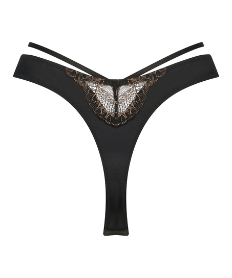 Højtaljet g-streng Lexi, sort