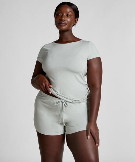 Pyjamassæt i jersey, Grå