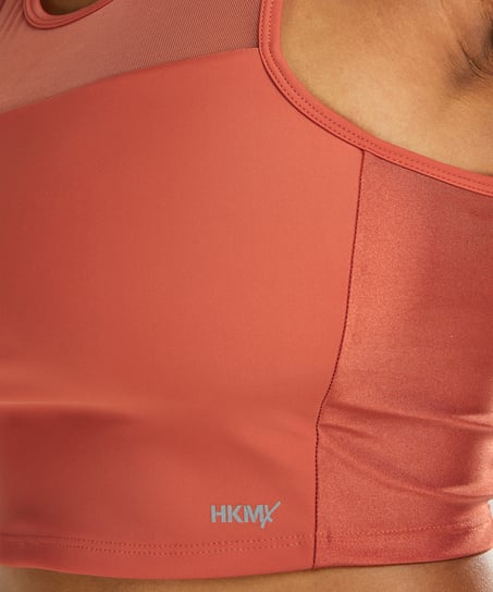 HKMX Sport cropped tanktop Shine on, Brown