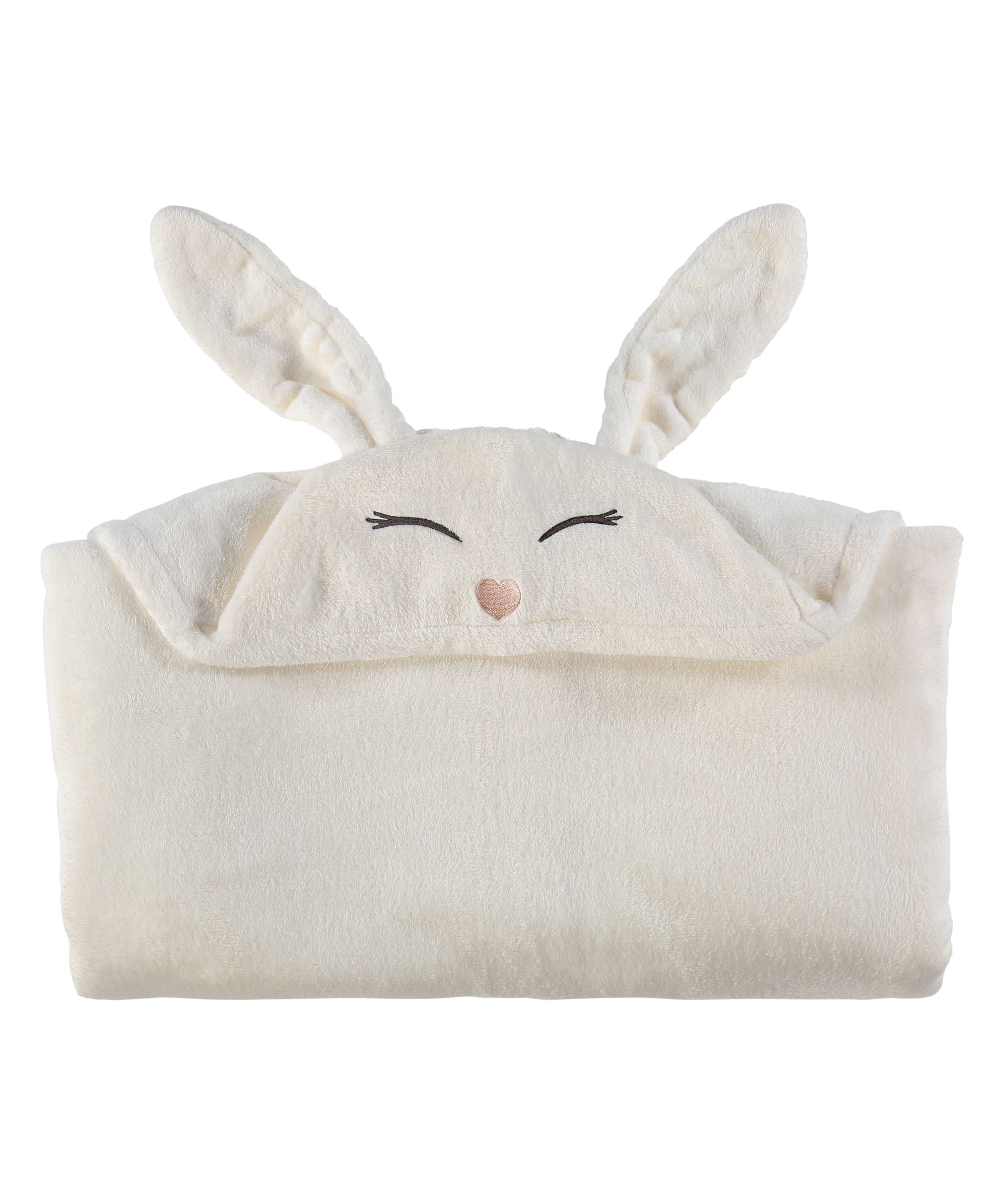 Winter Bunny Snuggle Blanket, hvid, main