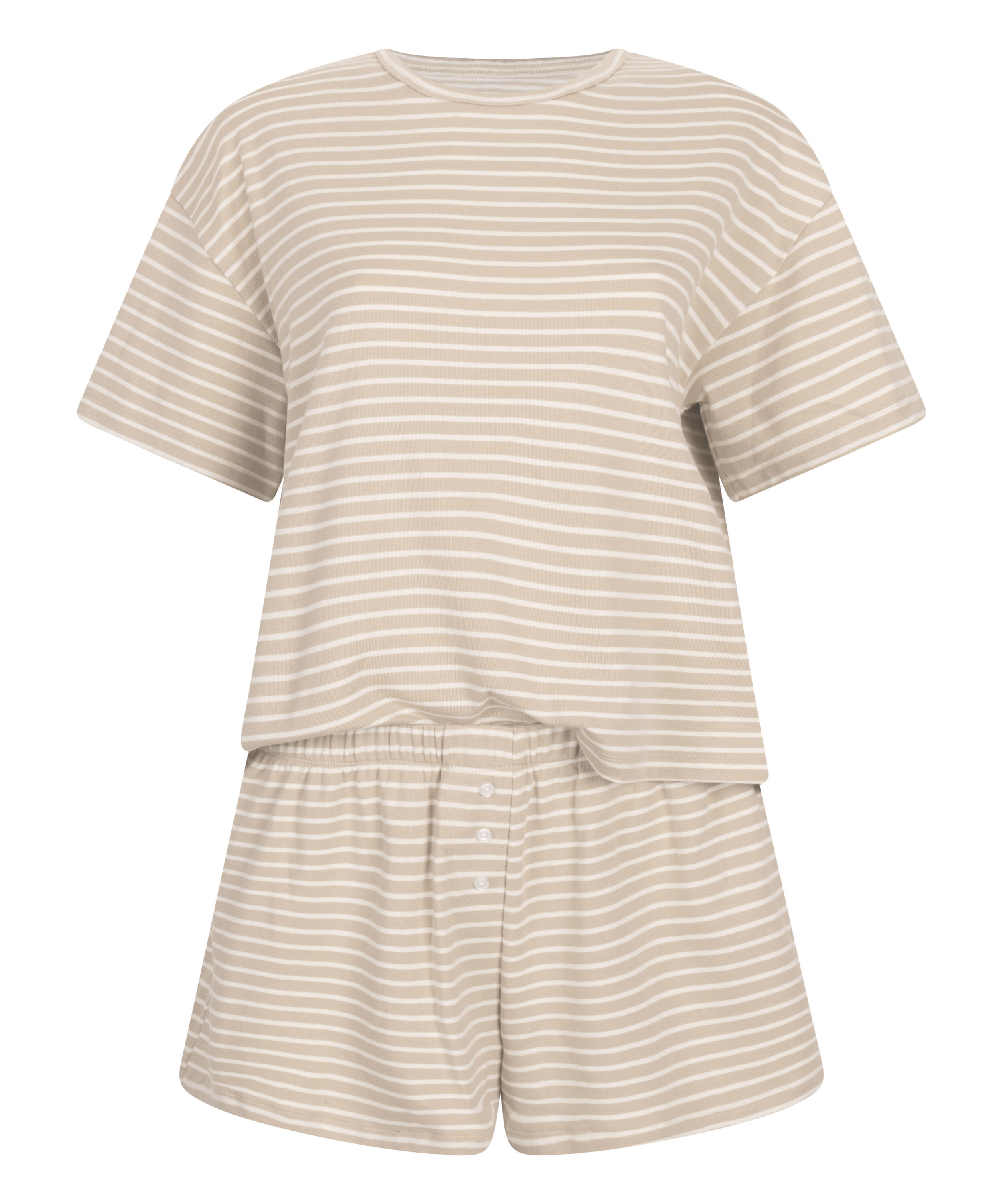 Pyjamas&aelig;t Jersey, Beige
