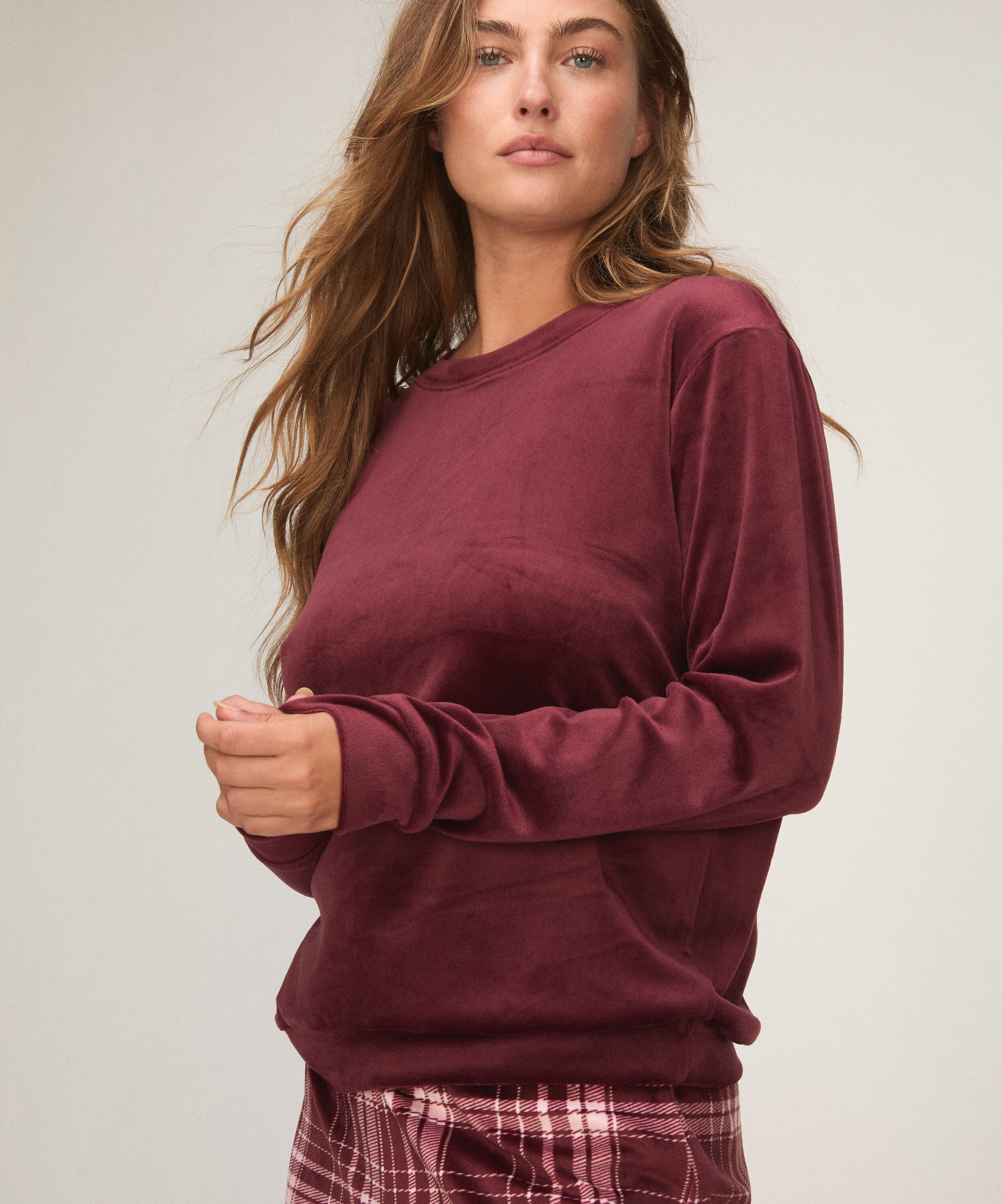 Pyjamas Sæt Velour, Lilla Pyjamas Sæt Velour, Lilla