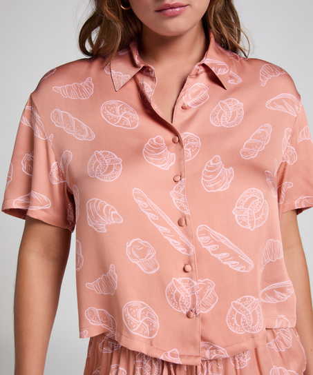 Pyjamastop Springbreakers, Beige