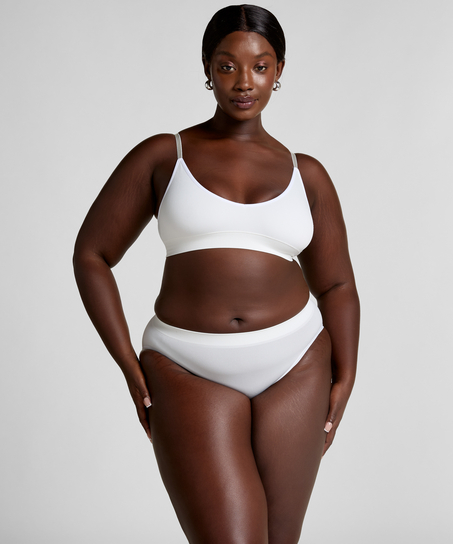 Dide høj trusse, Hvid