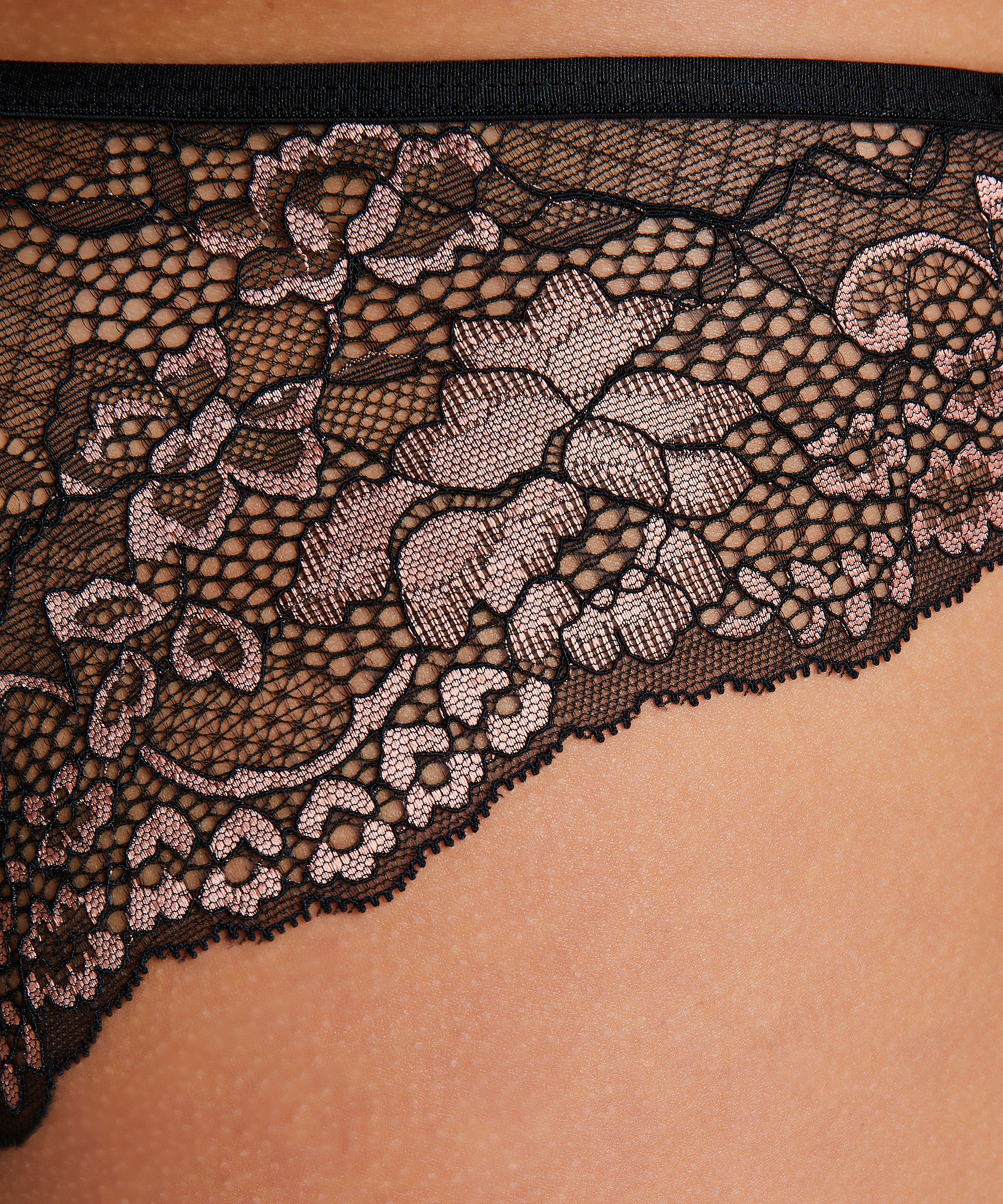 Brasiliansk trusse Halo, sort, main