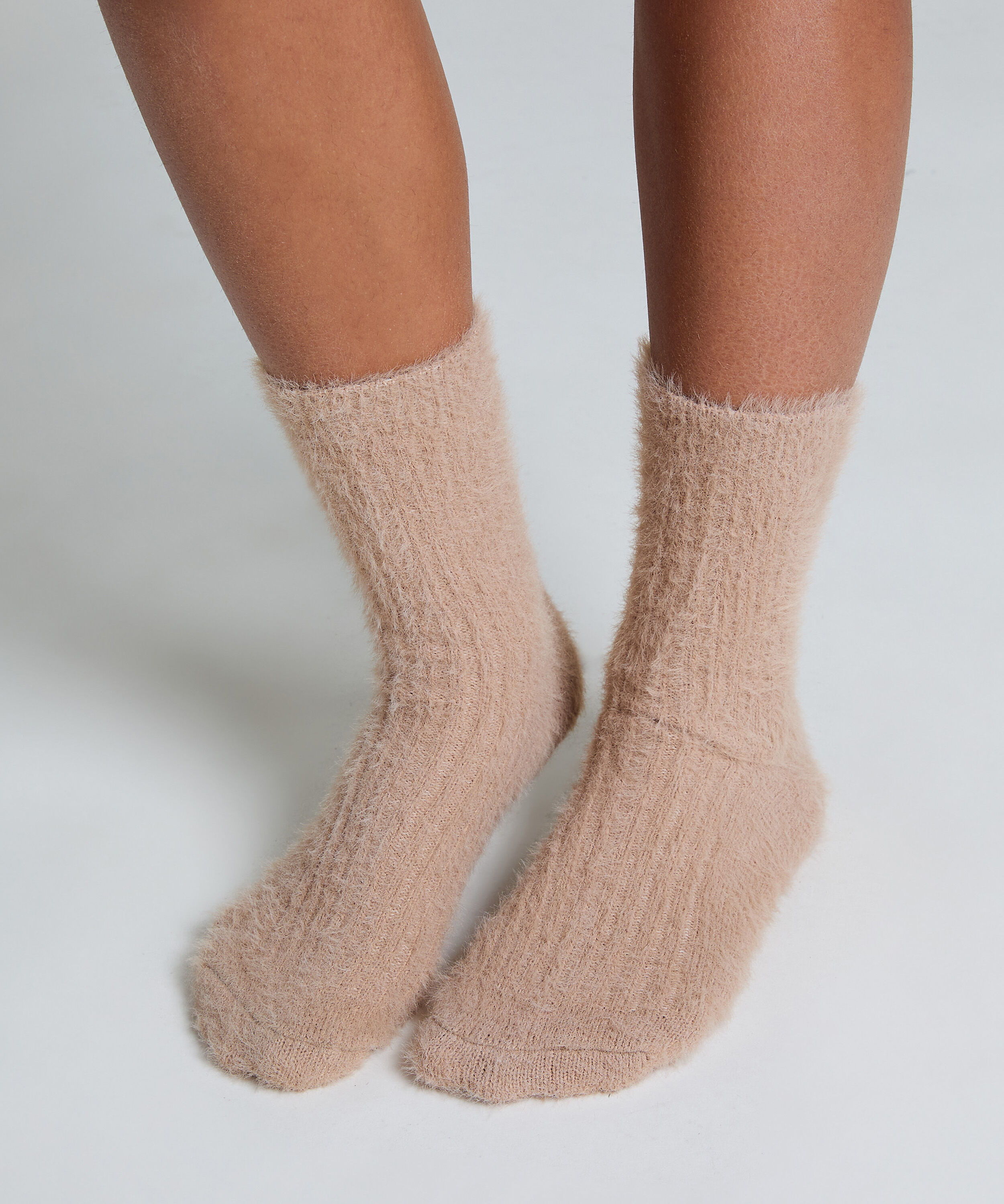 Liv fluffy sokker, Beige