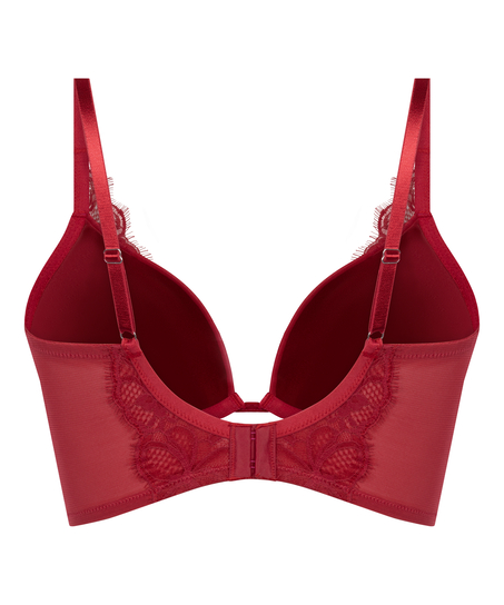 Marianna Push-Up longline-bh, Rød