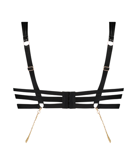 Ikke-formstøbt bøjle-bh Domantrix, Sort