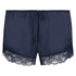 Pyjamasshorts Satin, Blå