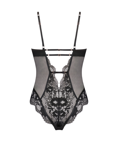 Body med b&oslash;jle Gabrielle, Sort