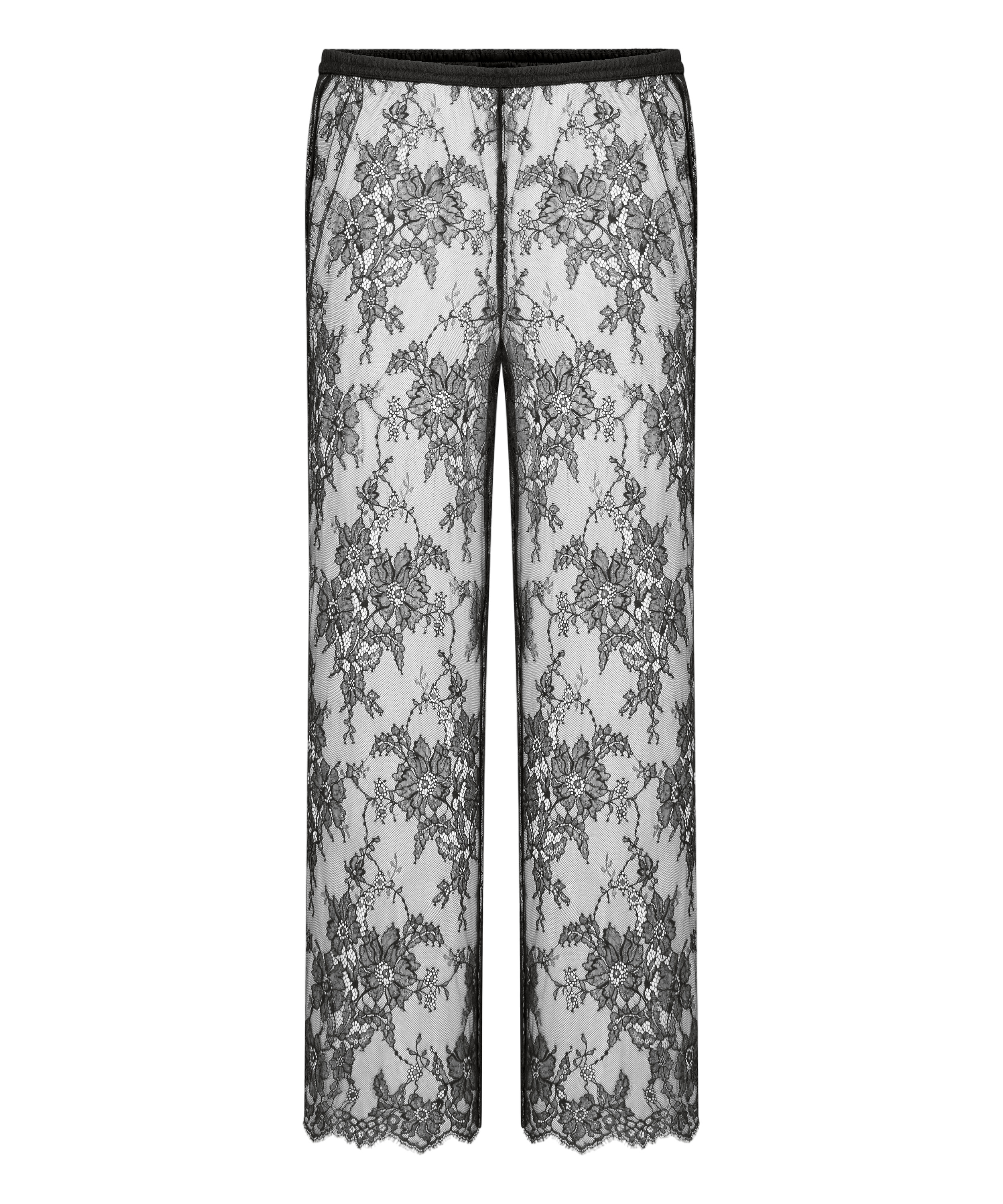 Cecilia pyjamasbukser, Sort, main