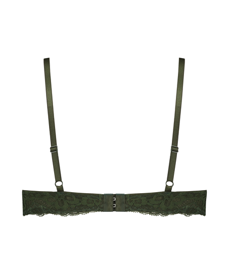 ﻿Formstøbt bøjle-bh Marine, Grøn