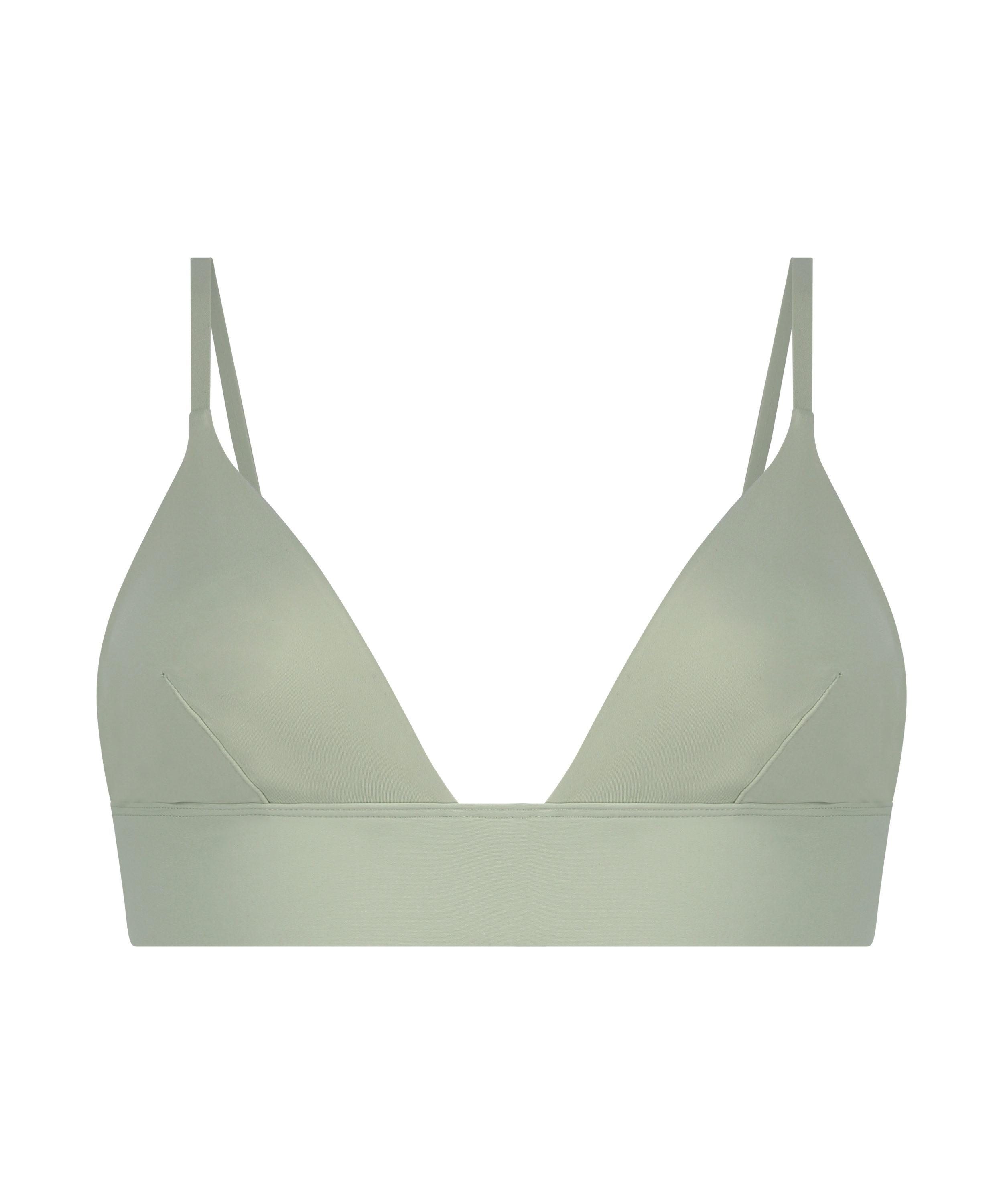 Smooth Triangle Bralette, Grøn, main