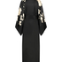 Kimono satin Bloom, Sort