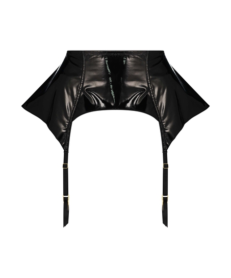 Private Suspender Wetlook, Sort