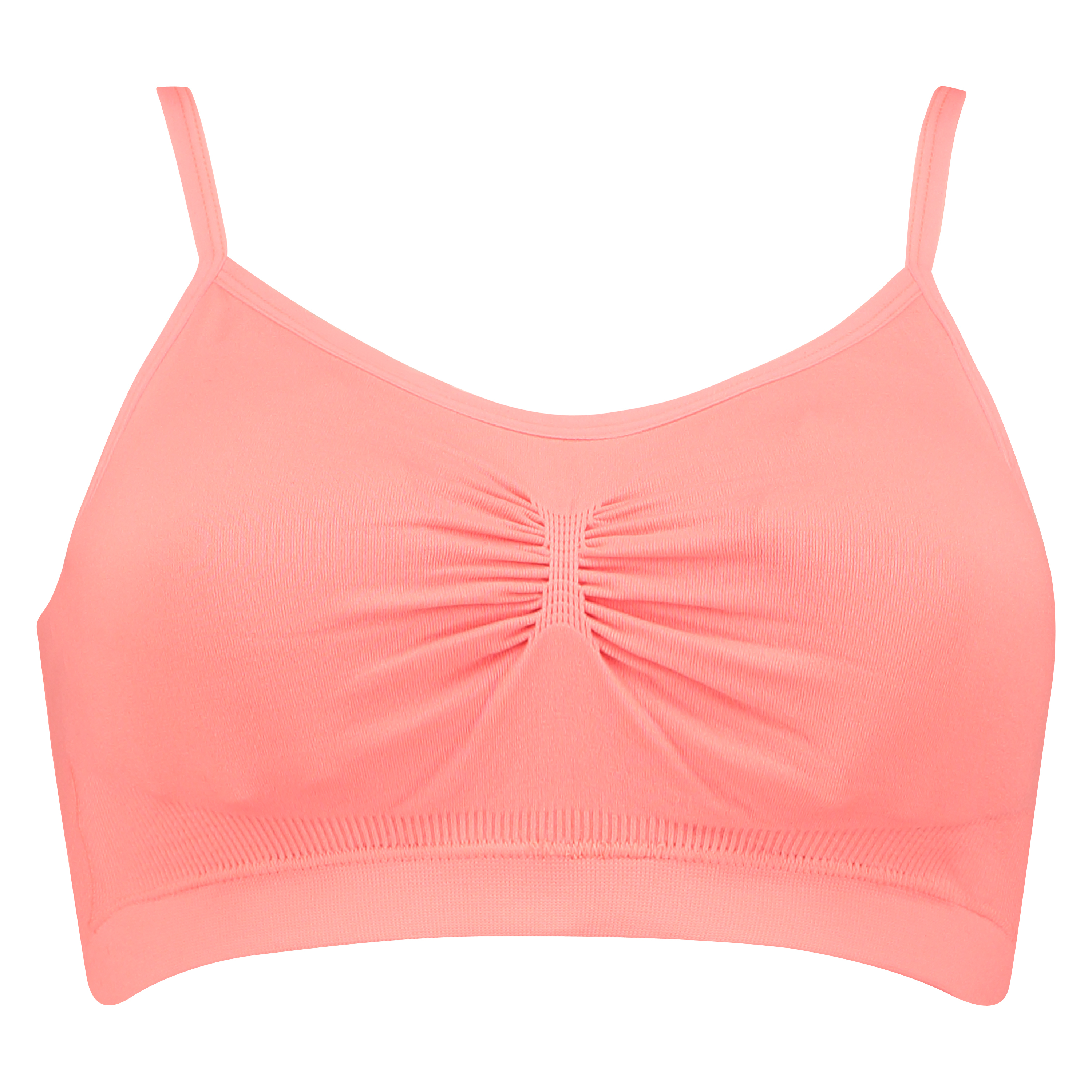 Seamless strappytop, pink, main