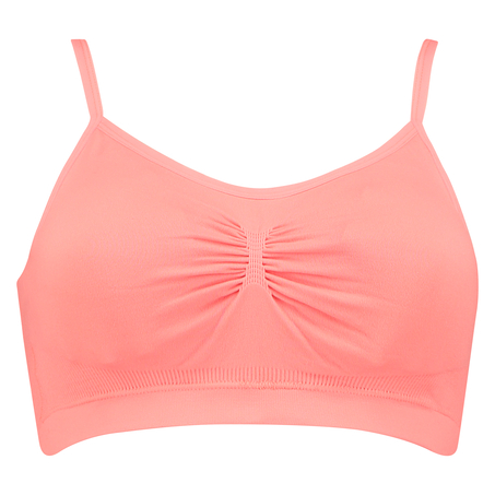 Seamless strappytop, pink