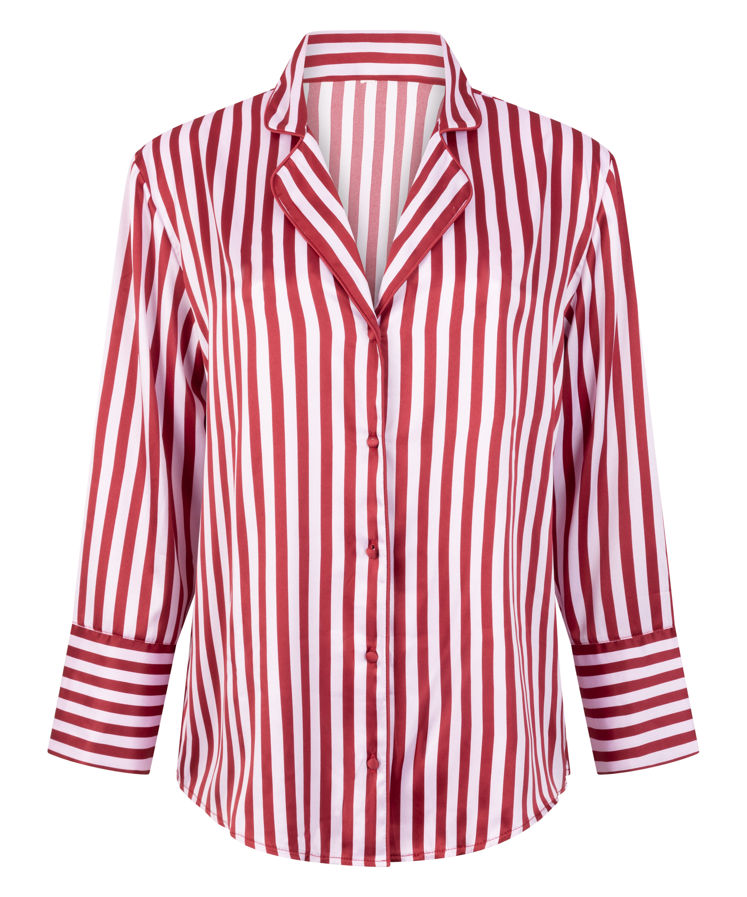 Lang&aelig;rmet satinjakke, Lyser&oslash;d