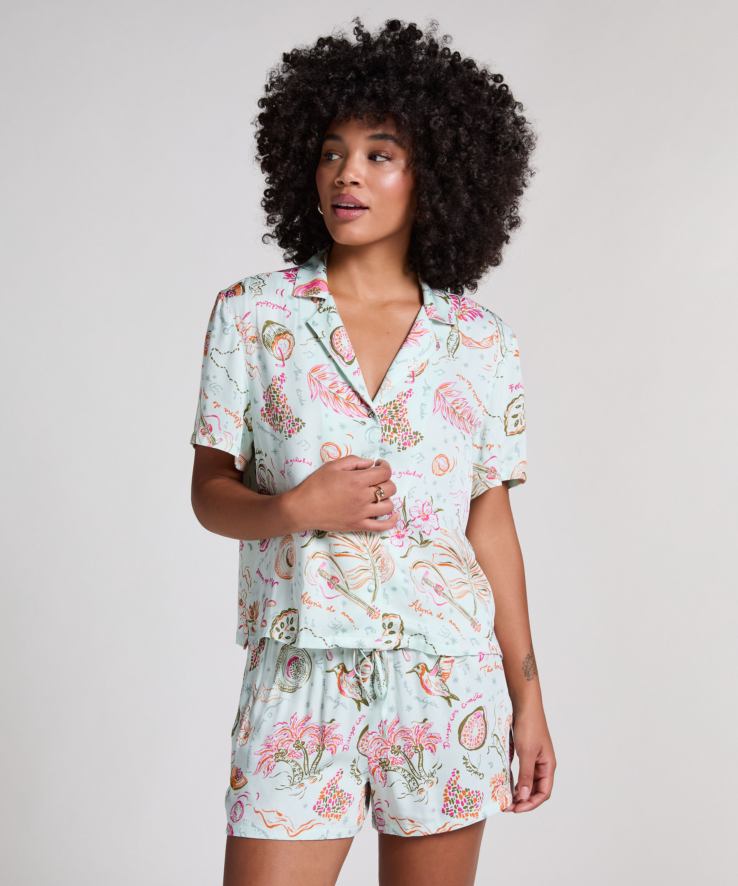 Satinjakke, Gr&oslash;n