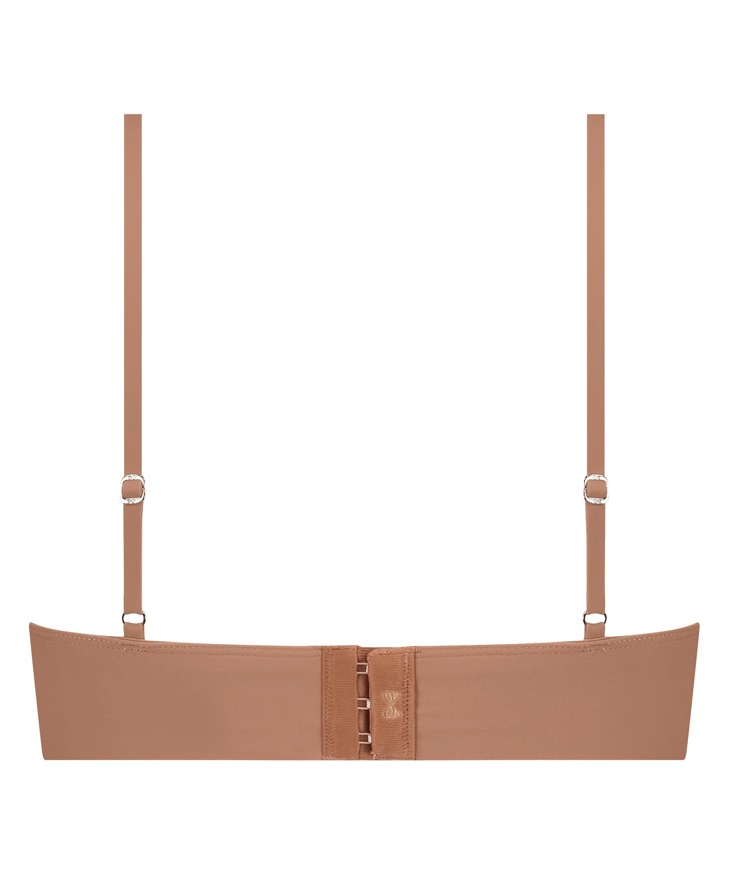 Smooth Triangle Bralette, Brun, main