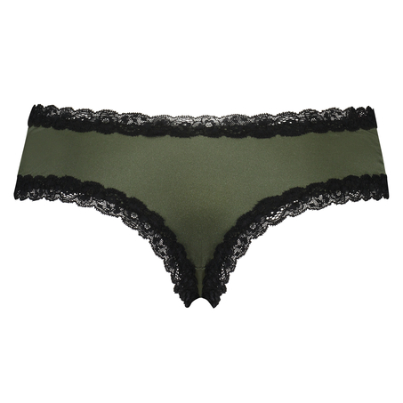 V-formet brasiliansk trusse i mikrokvalitet, Blå