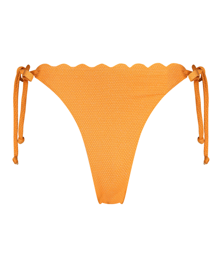 Cheeky Tanga Bikinitrusse Scallop Lurex, Orange