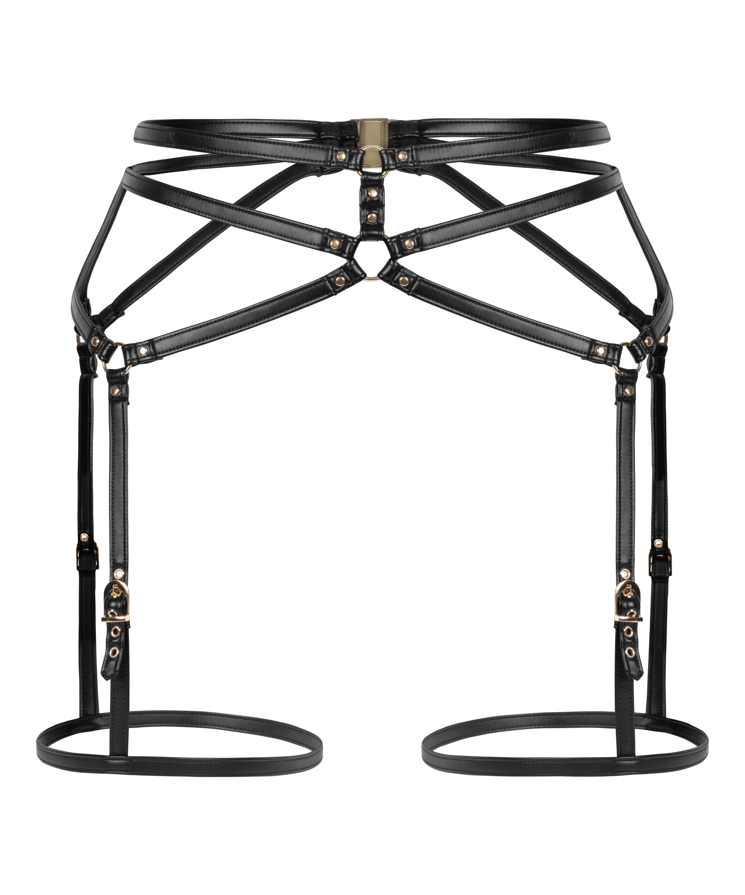 Hofteholder i kunstlæder, Sort, main