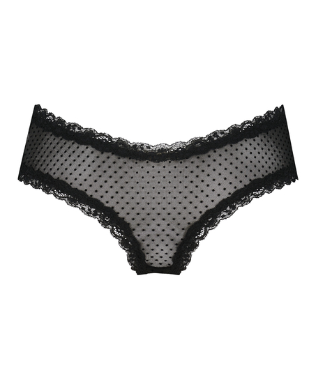 Brasiliansk trusse V-shape Mesh, Sort