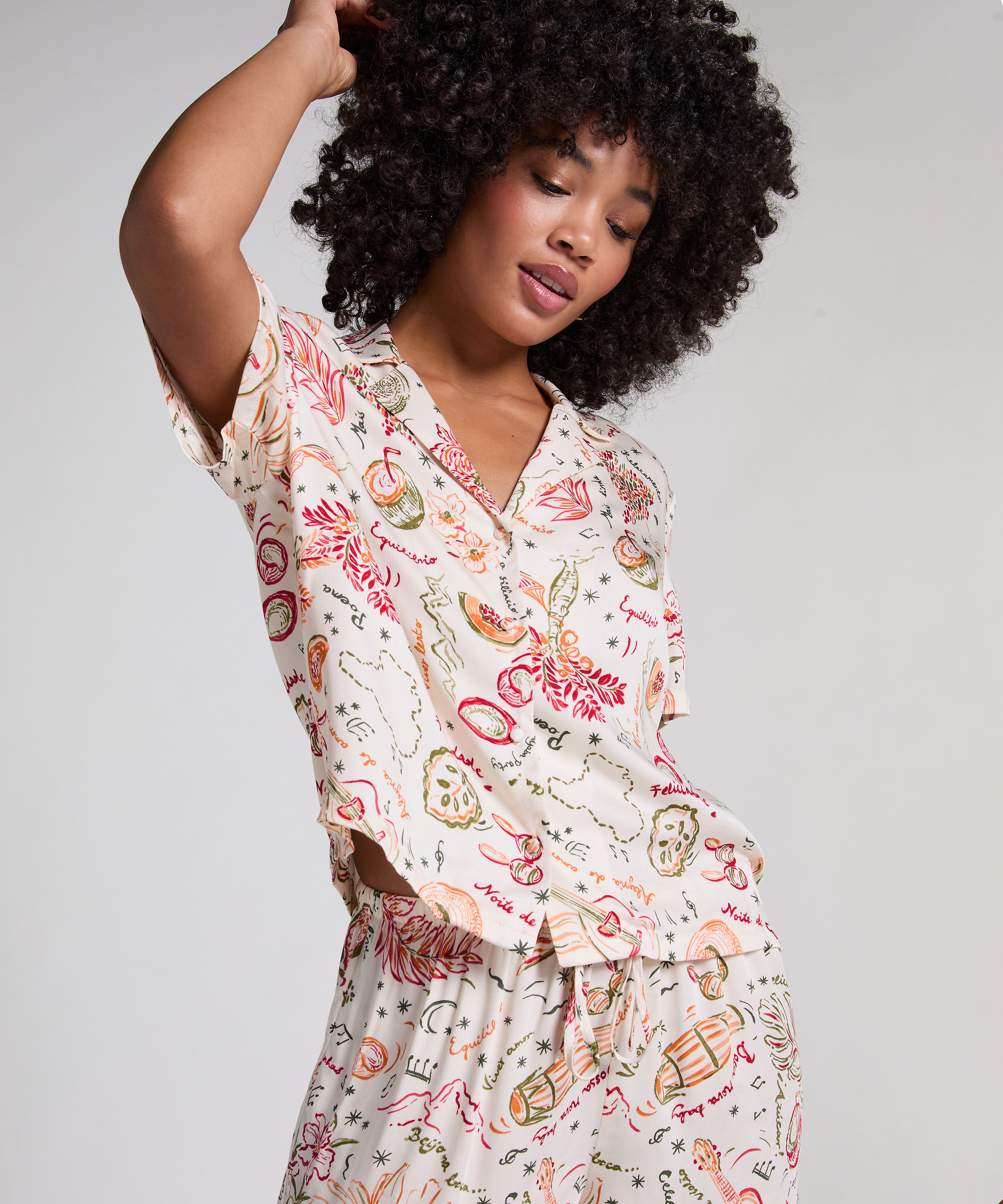 Satinjakke, Hvid, main